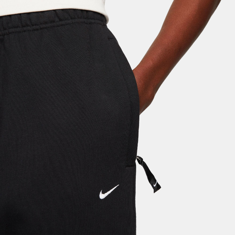 NIKE - SOLO SWOOSH FLEECE PANT - Black - White