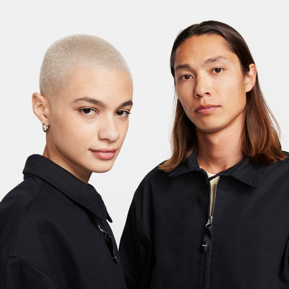 NIKE SB - WOVEN TWILL PREMIUM JACKET  - BLACK