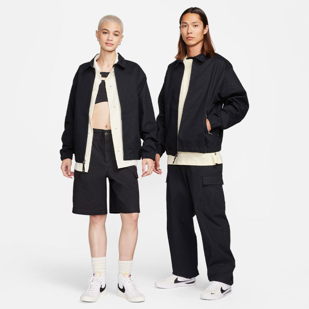 NIKE SB - WOVEN TWILL PREMIUM JACKET  - BLACK