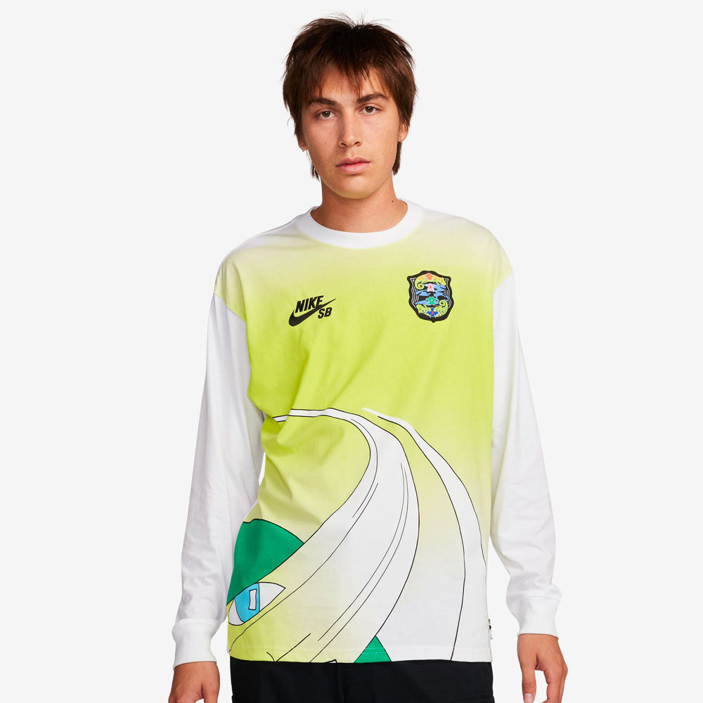 NIKE SB - AGNOSTIC LS T-SHIRT - White