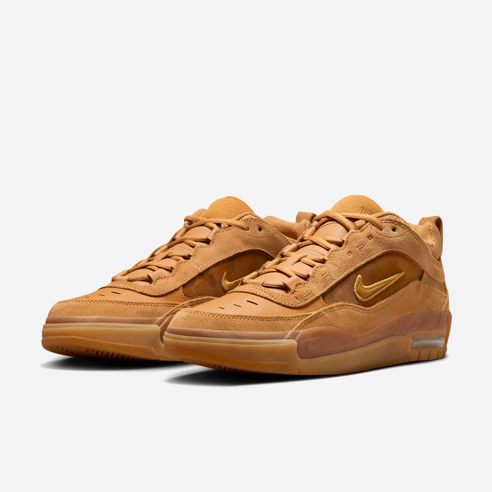 NIKE SB - AIR MAX ISHOD - Flax wheat flax safety orange