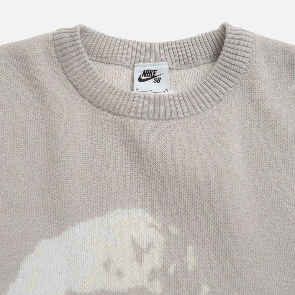 NIKE SB - SWEATER KNIT CORPOSKATE GFX  - Lt Iron Ore