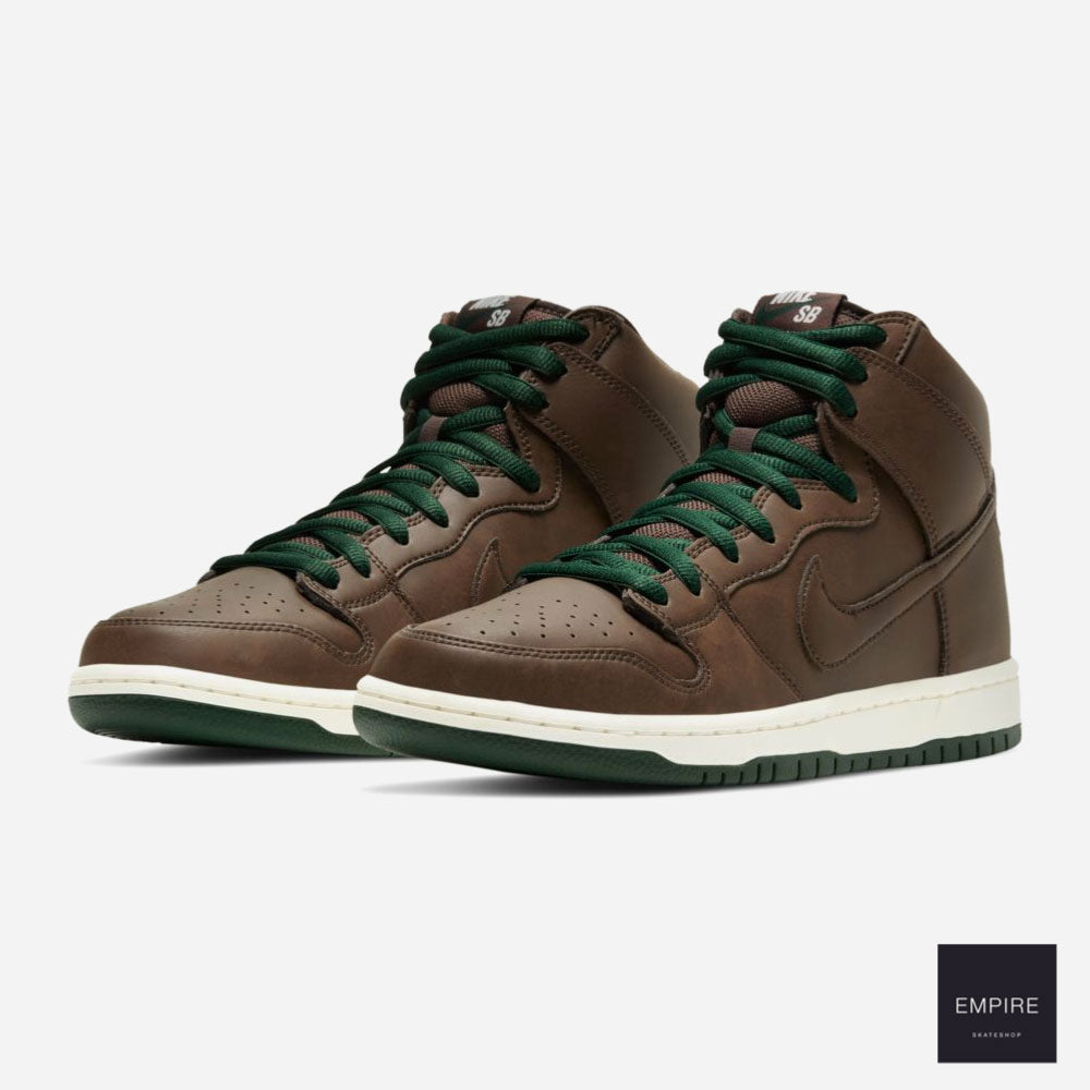 NIKE SB DUNK HIGH PRO "VEGAN" - Baroque Brown-Baroque Brown-Sail