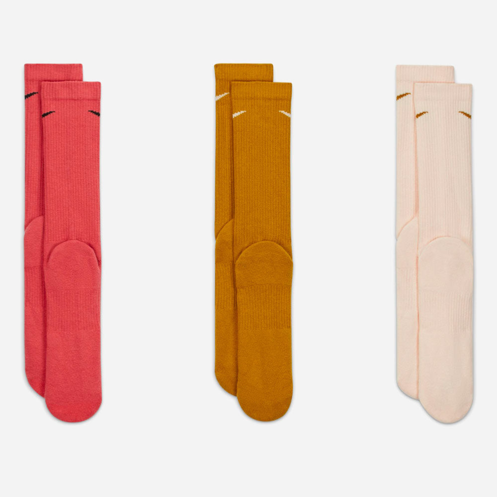 Nike - Everyday Cushioned 3 Pack Socks - Multi