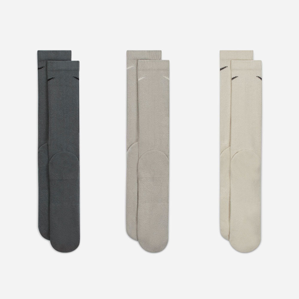 Nike - Everyday Cushioned 3 Pack Socks - Multi