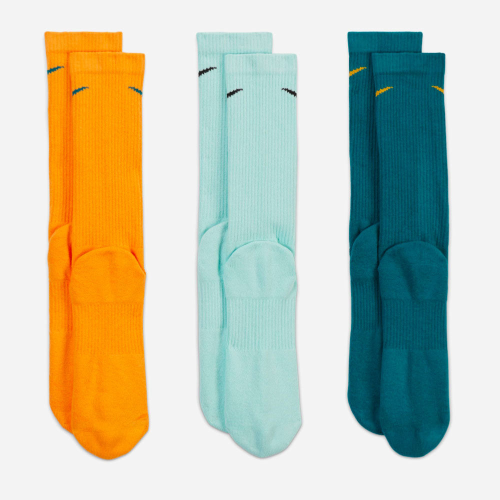Nike - Everyday Cushioned 3 Pack Socks - Multi