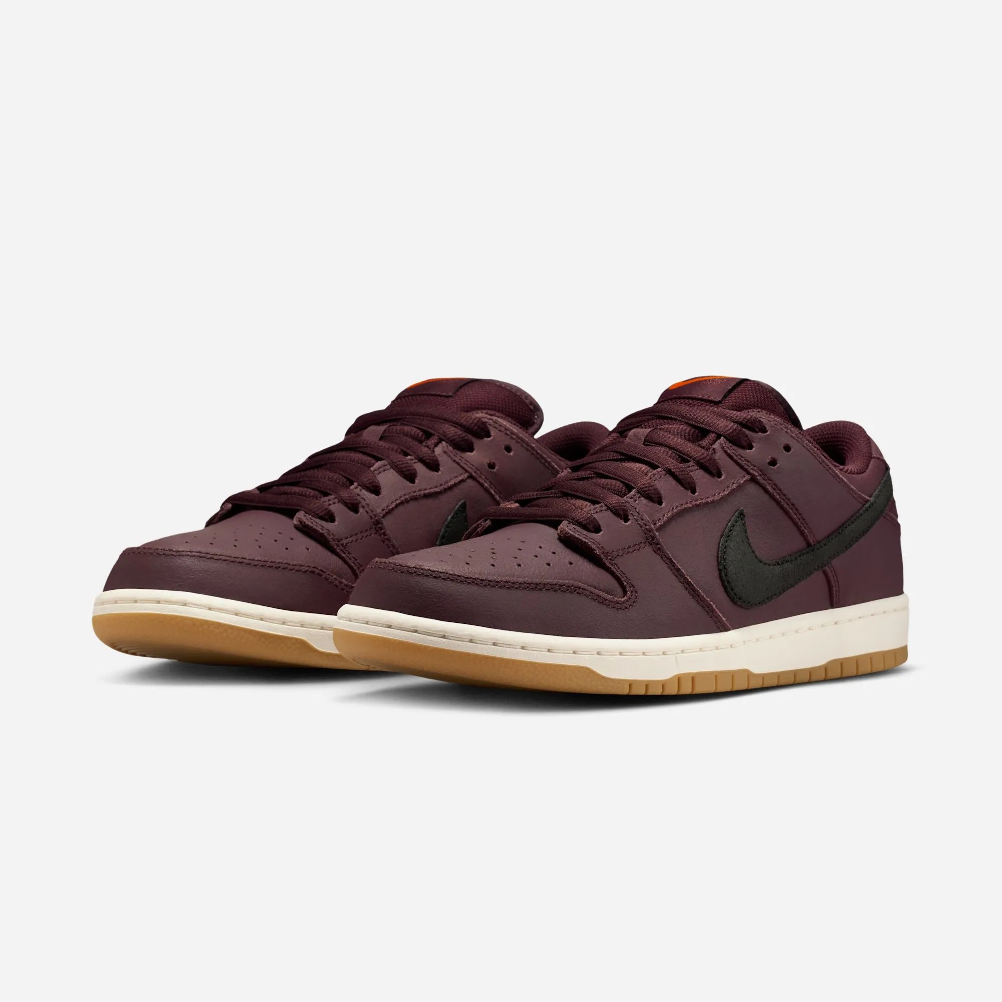 Nike SB Dunk Low Pro ISO - Burgundy Crush (Orange Label)