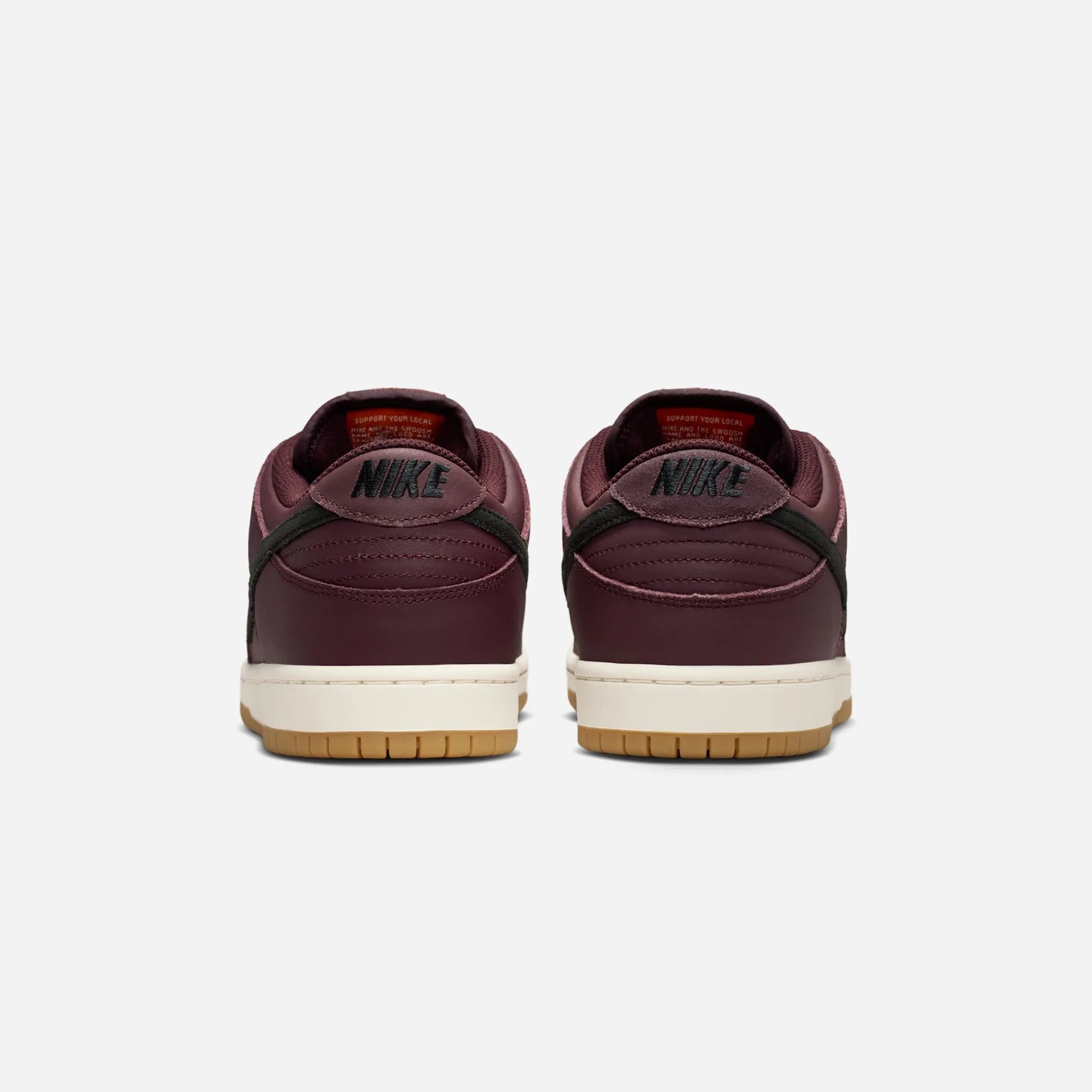 Nike SB Dunk Low Pro ISO - Burgundy Crush (Orange Label)