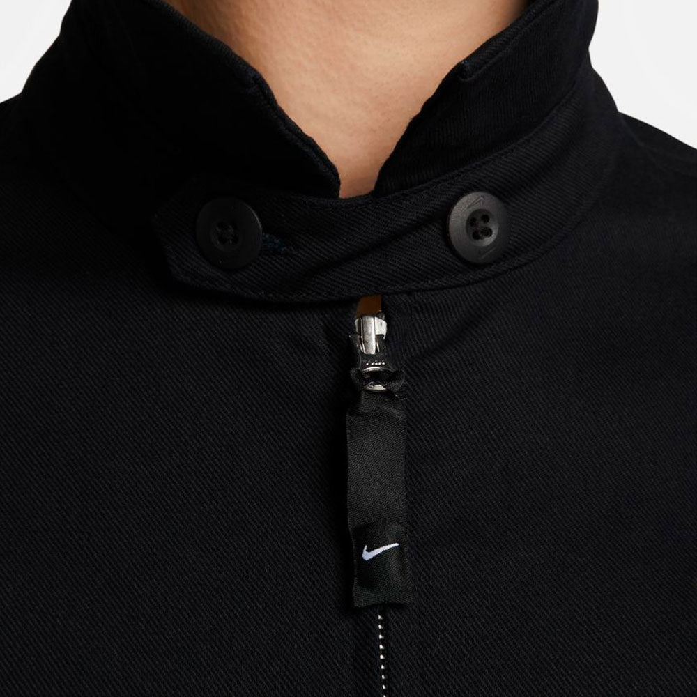 NIKE SB - WOVEN TWILL PREMIUM JACKET  - BLACK