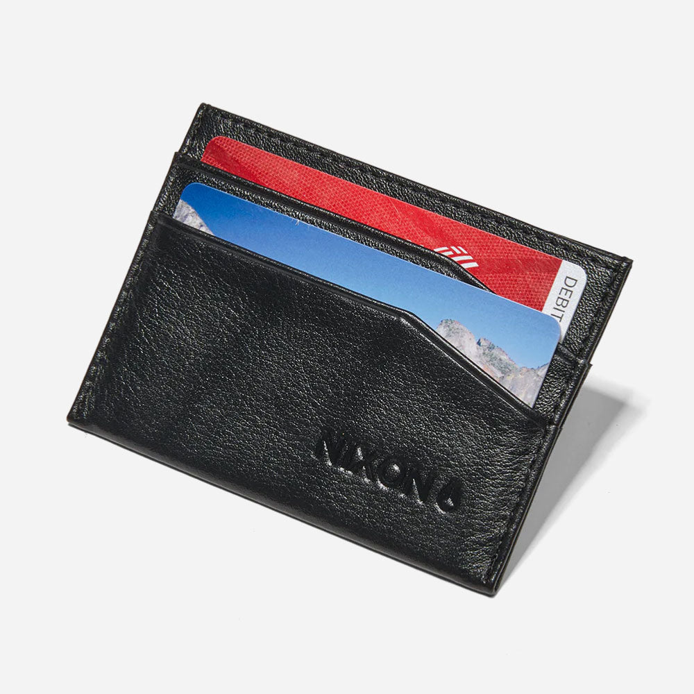 Nixon - Flaco Leather Card Wallet - Black
