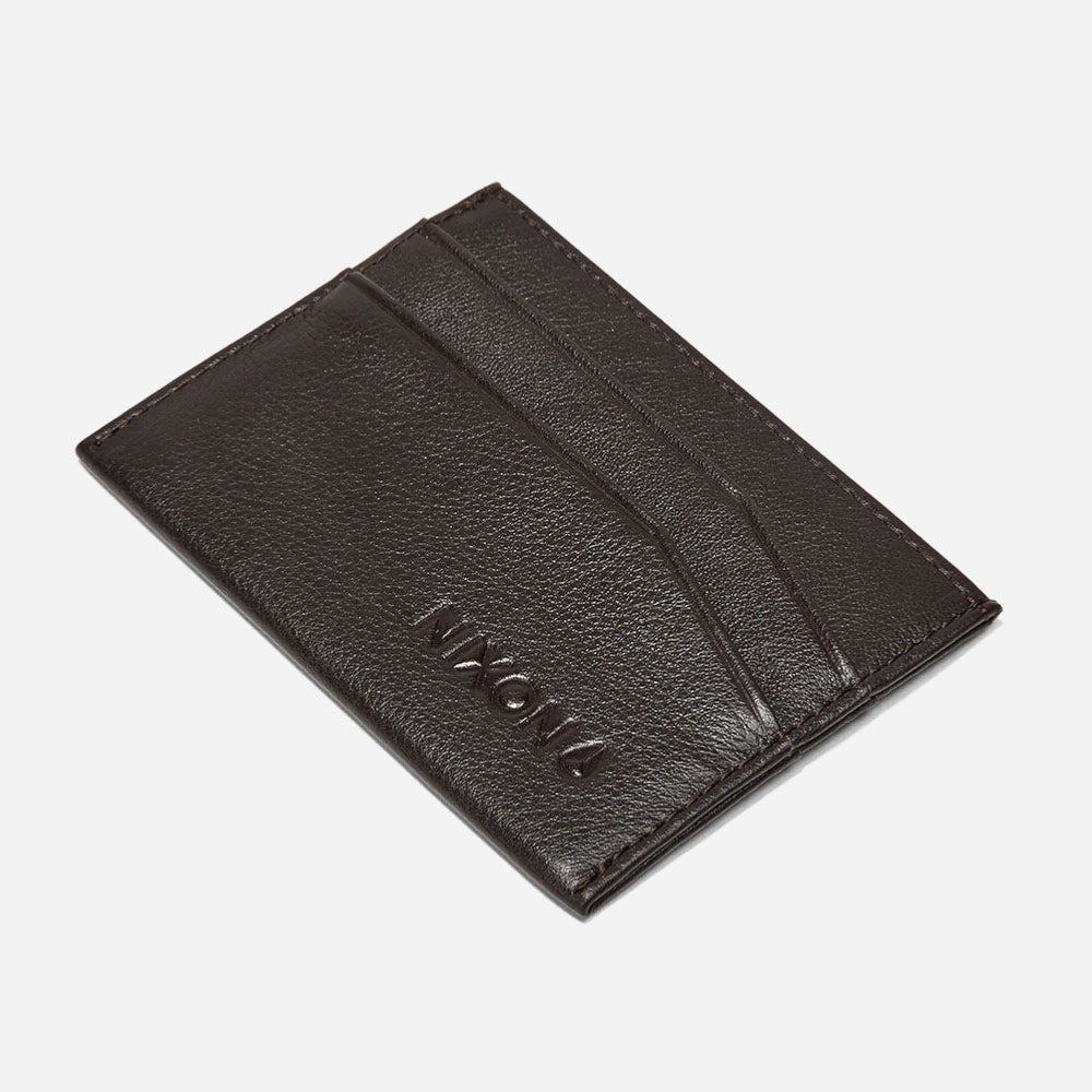 Nixon - Flaco Leather Card Wallet - Brown