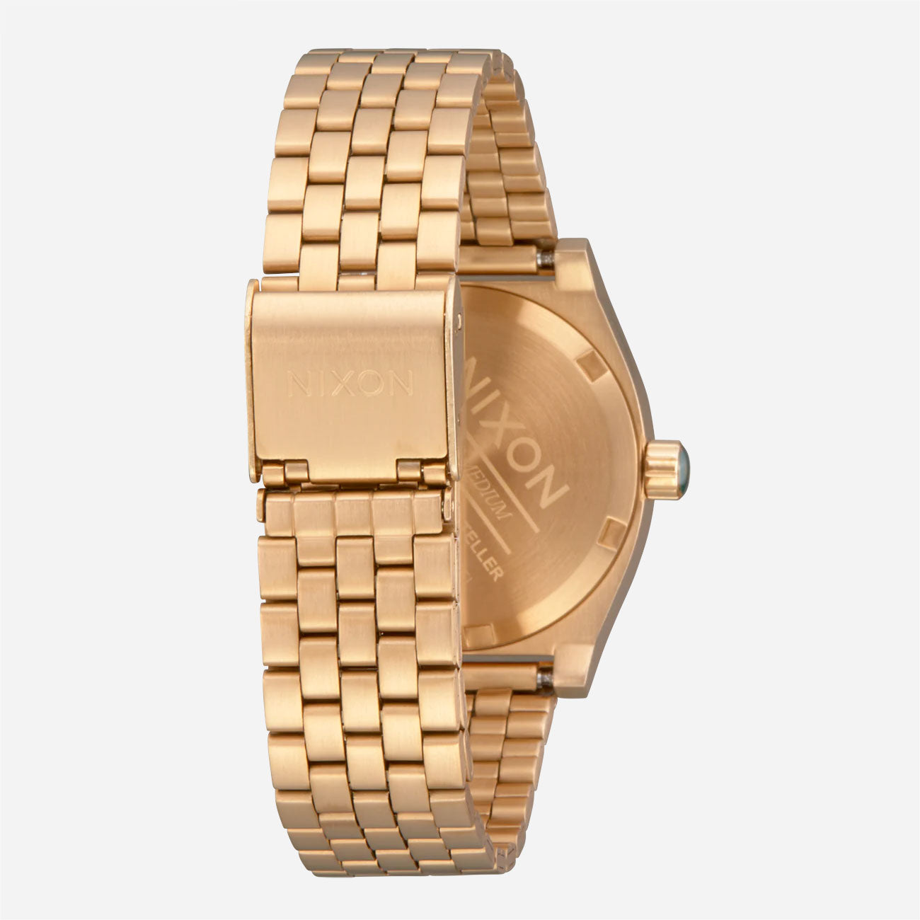 Nixon - Medium Time Teller - Gold / Green Sunray