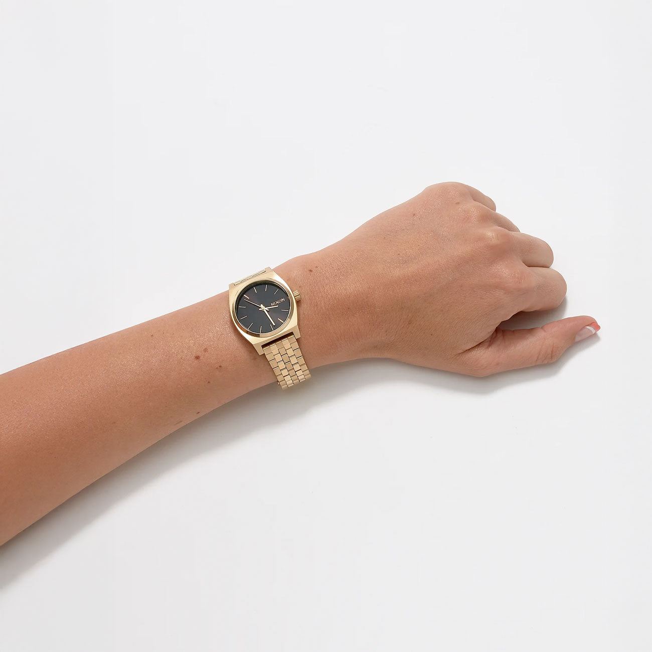 Nixon - Medium Time Teller - Gold / Green Sunray