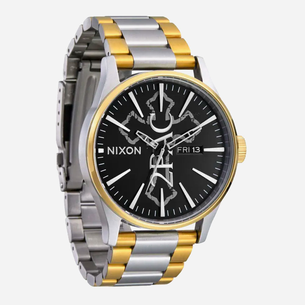 NIXON x TUPAC - SENTRY STAINLESS STEEL - Gold - Silver - Black