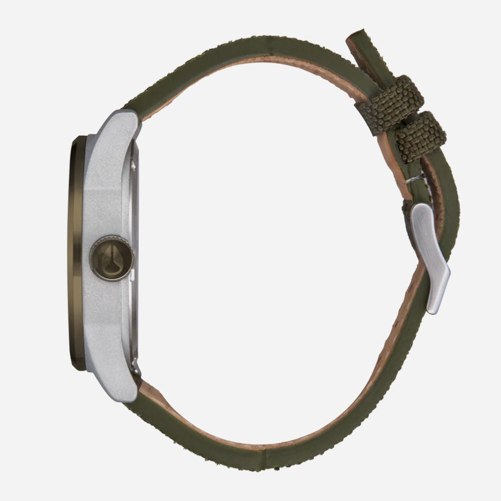 NIXON - SENTRY NYLON - Silver - Light Brown - Forest