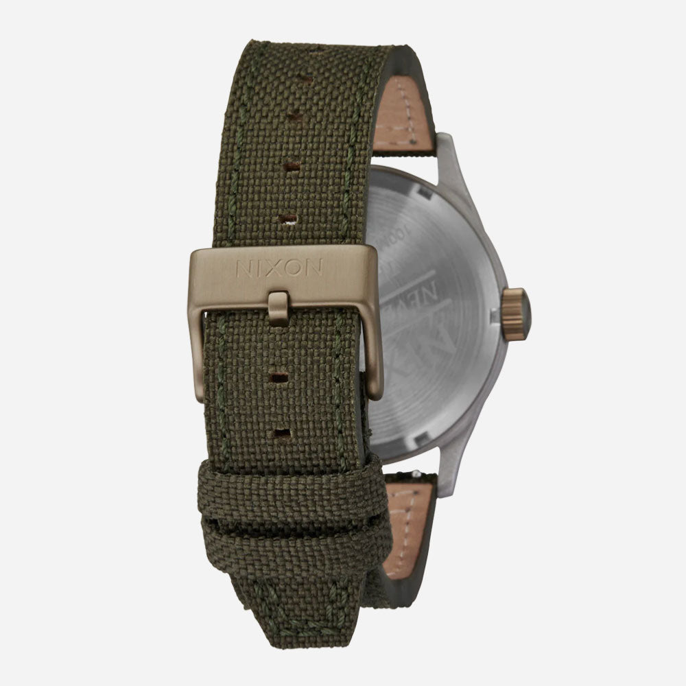 NIXON - SENTRY NYLON - Silver - Light Brown - Forest