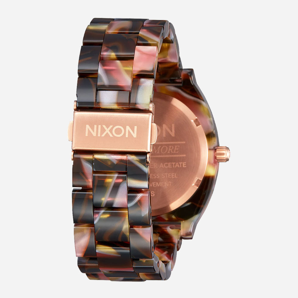Nixon - Time Teller Acetate - Rose Gold / Pink Tortoise