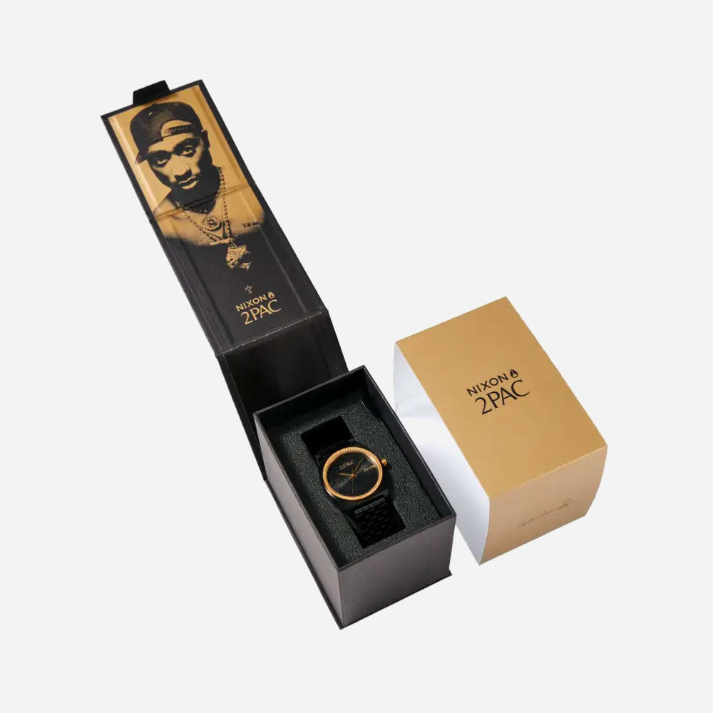 NIXON x TUPAC - TIME TELLER - Black - Gold