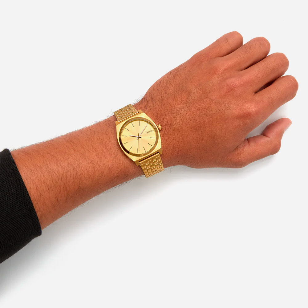 Nixon - Time Teller - All Gold - Black Sunray