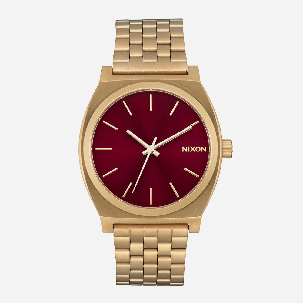 NIXON - TIME TELLER - Gold - Oxblood Sunray