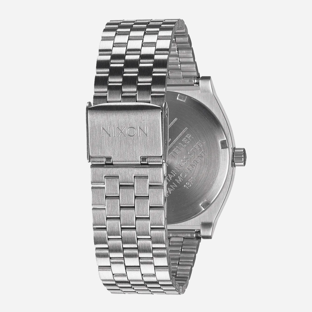 Nixon - Time Teller - Silver / Mandarin