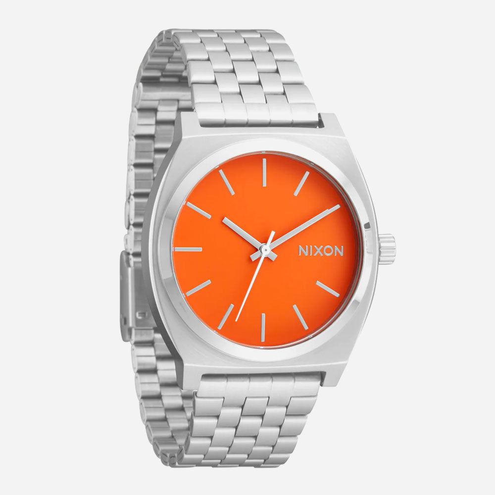 Nixon - Time Teller - Silver / Mandarin