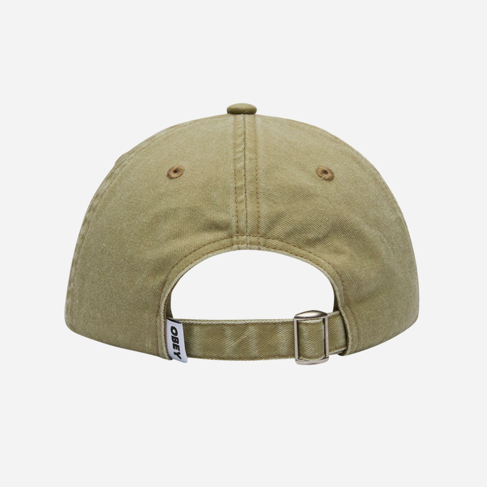 OBEY - 2 TONE  BOLD 6 PANEL STRAPBACK - Pigment Khaki multi