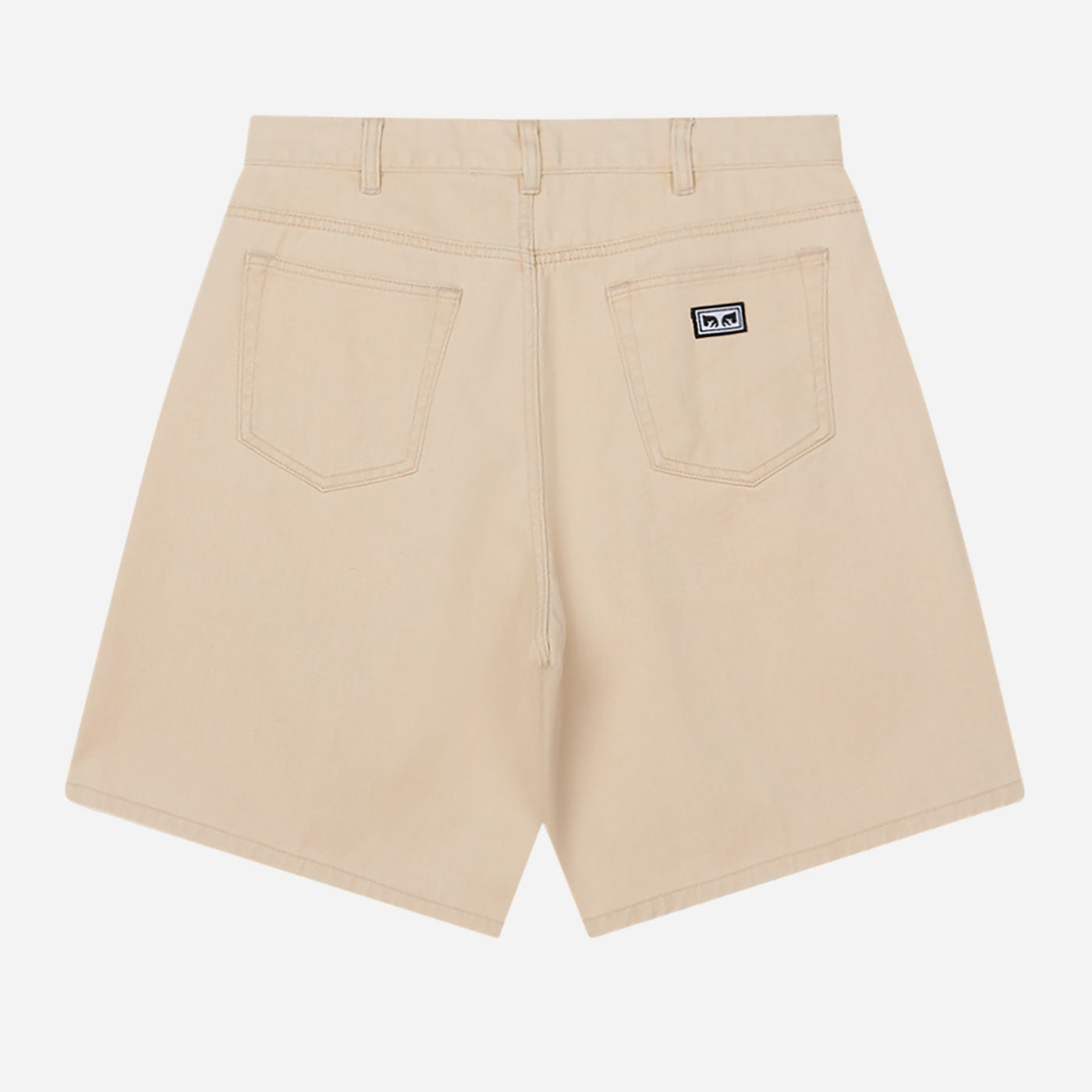 OBEY - BIGWIG BAGGY DENIM SHORT - PELICAN FADED WASH