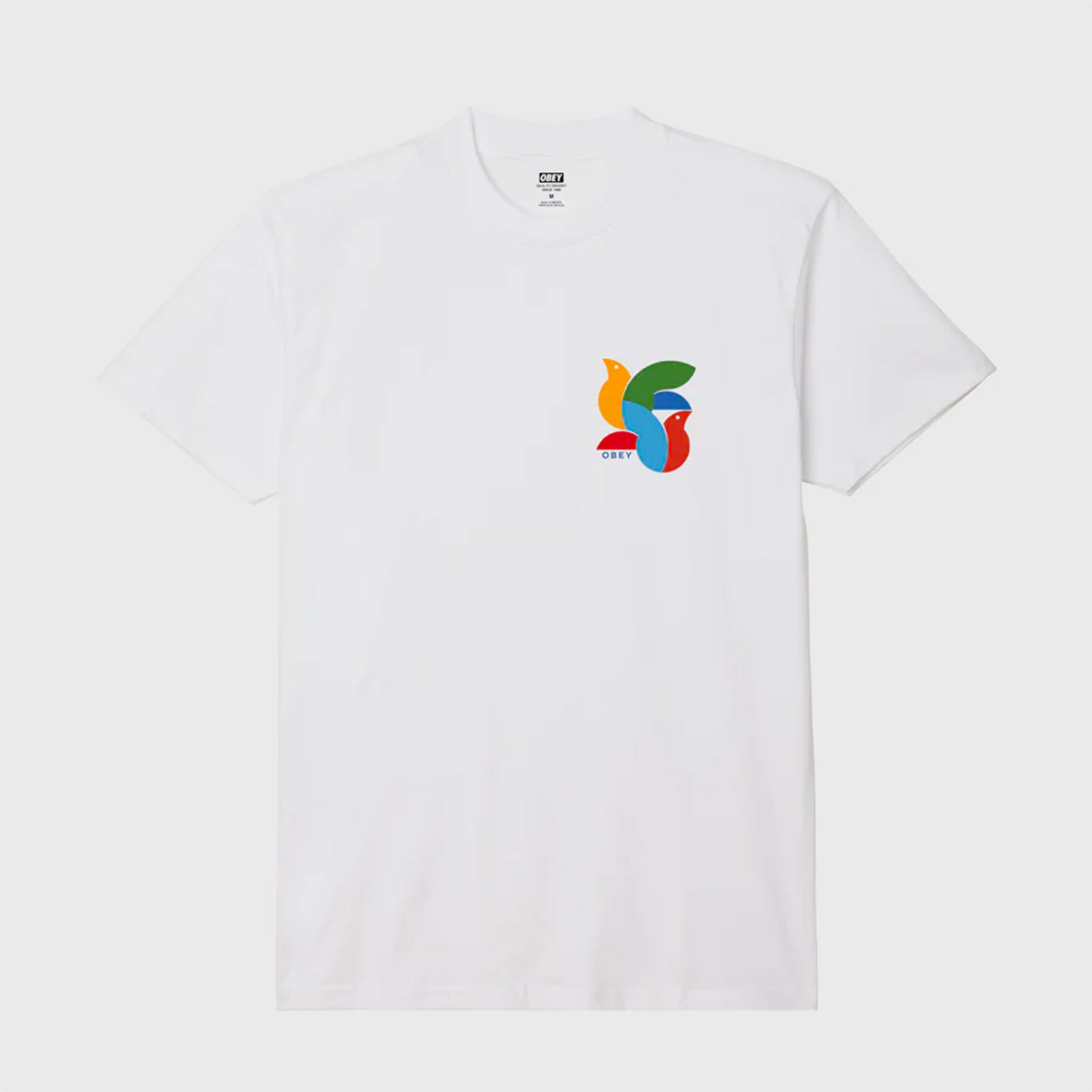 OBEY - BIRD TEE - White