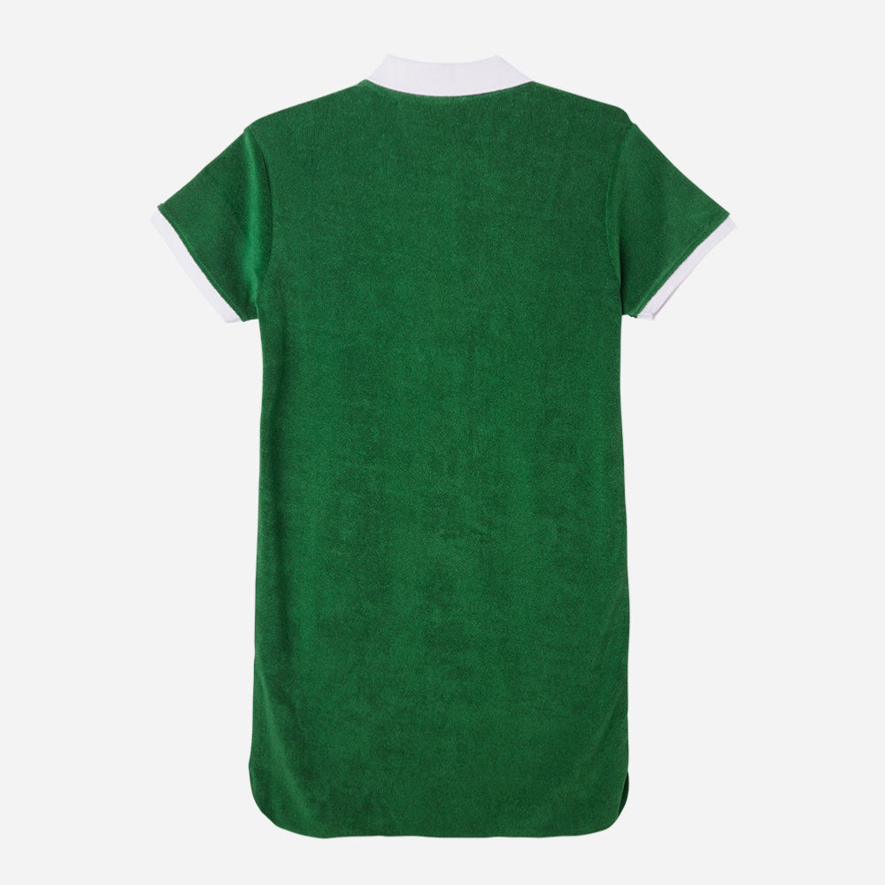 OBEY - CLARE POLO DRESS - Agundant green