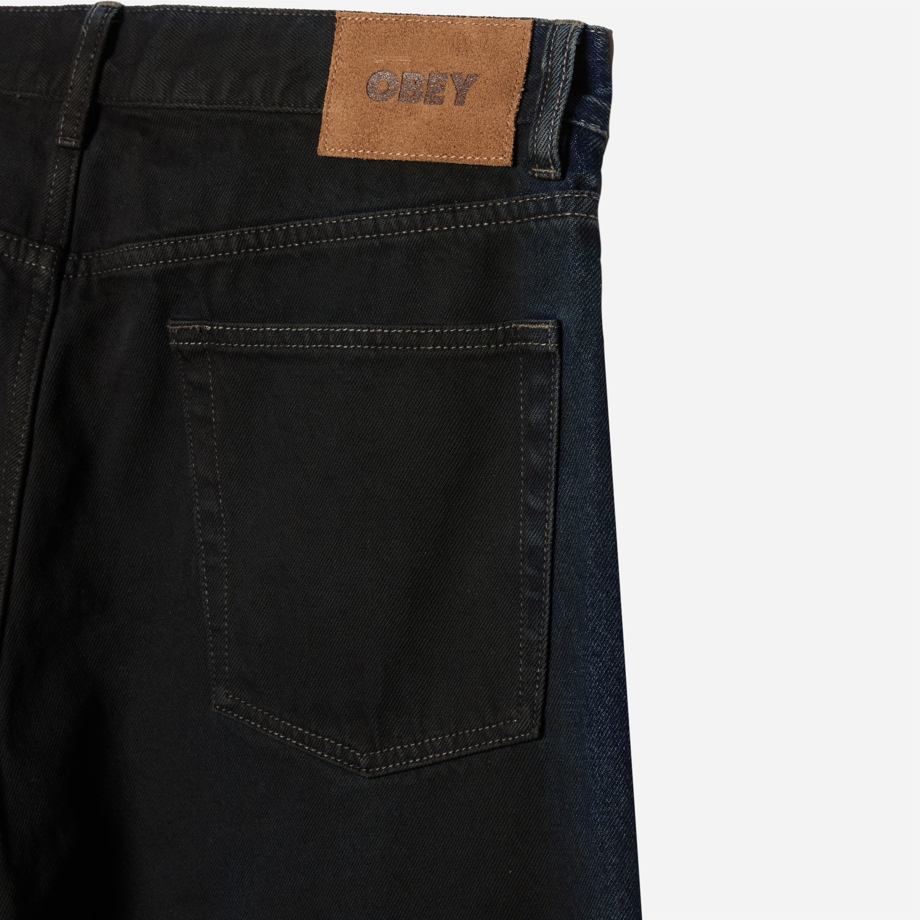 Obey – Classic Baggy Spray Denim – Indigo Spray