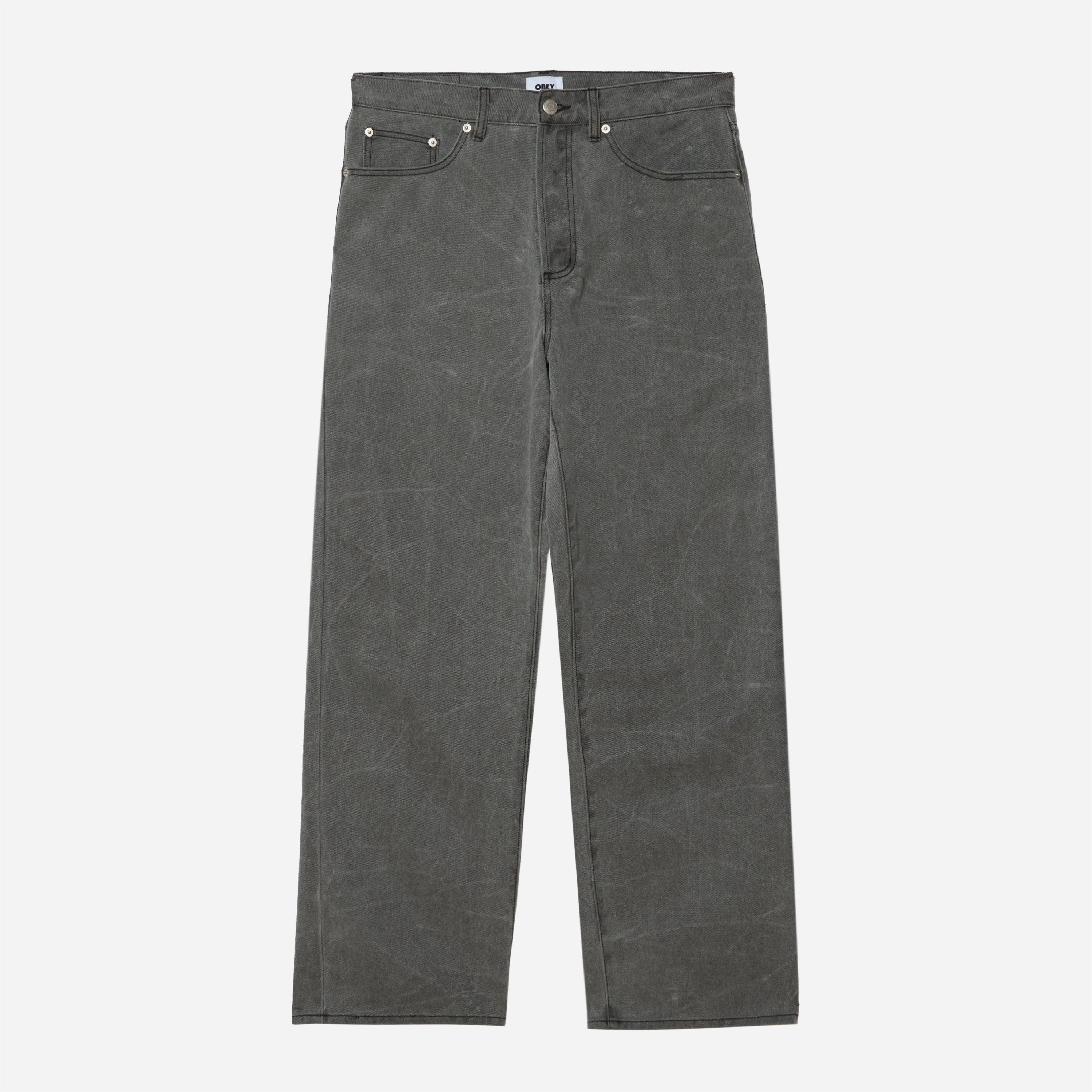 Obey - Classic Wrinkle Baggy Denim - Black Wrinkle Wash