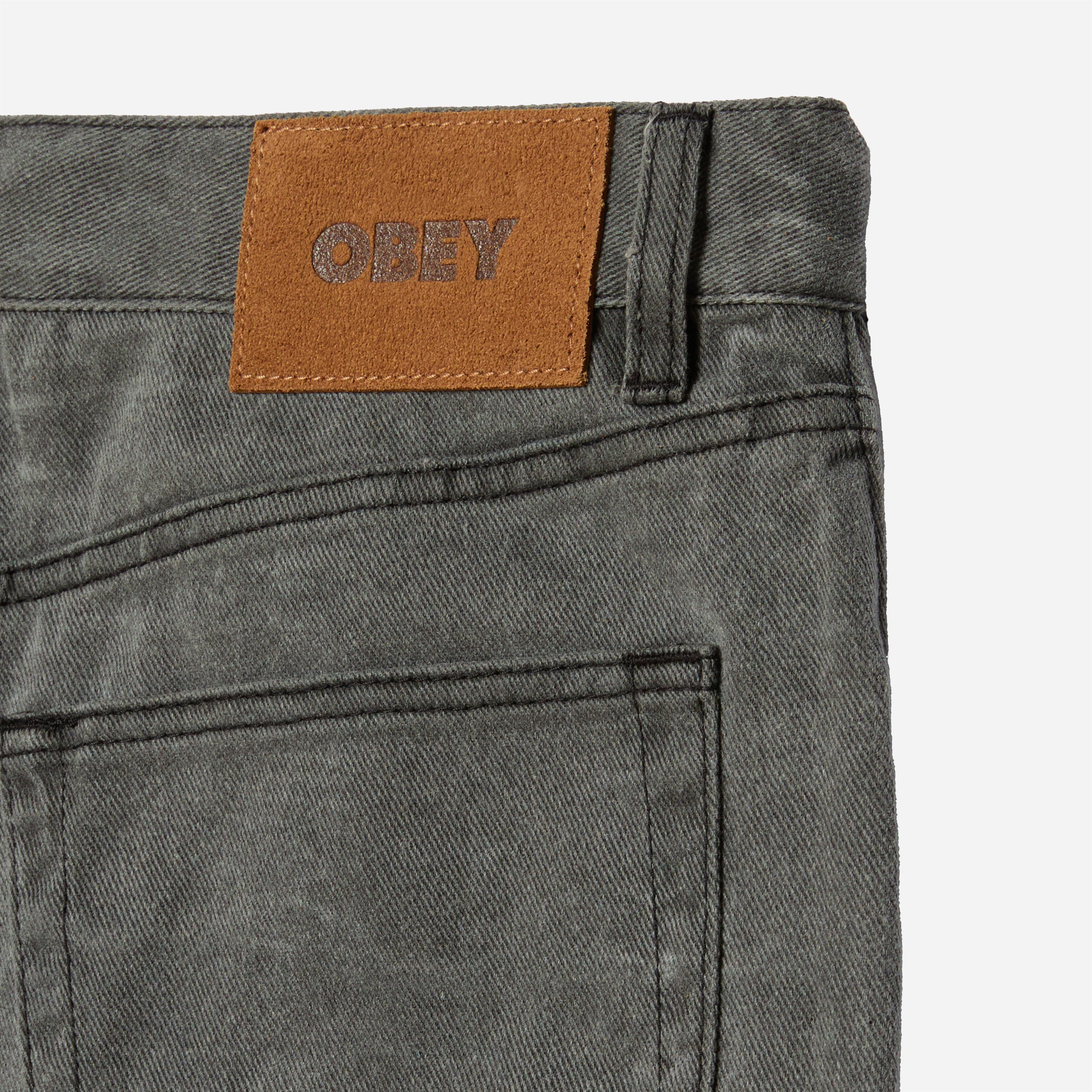Obey - Classic Wrinkle Baggy Denim - Black Wrinkle Wash