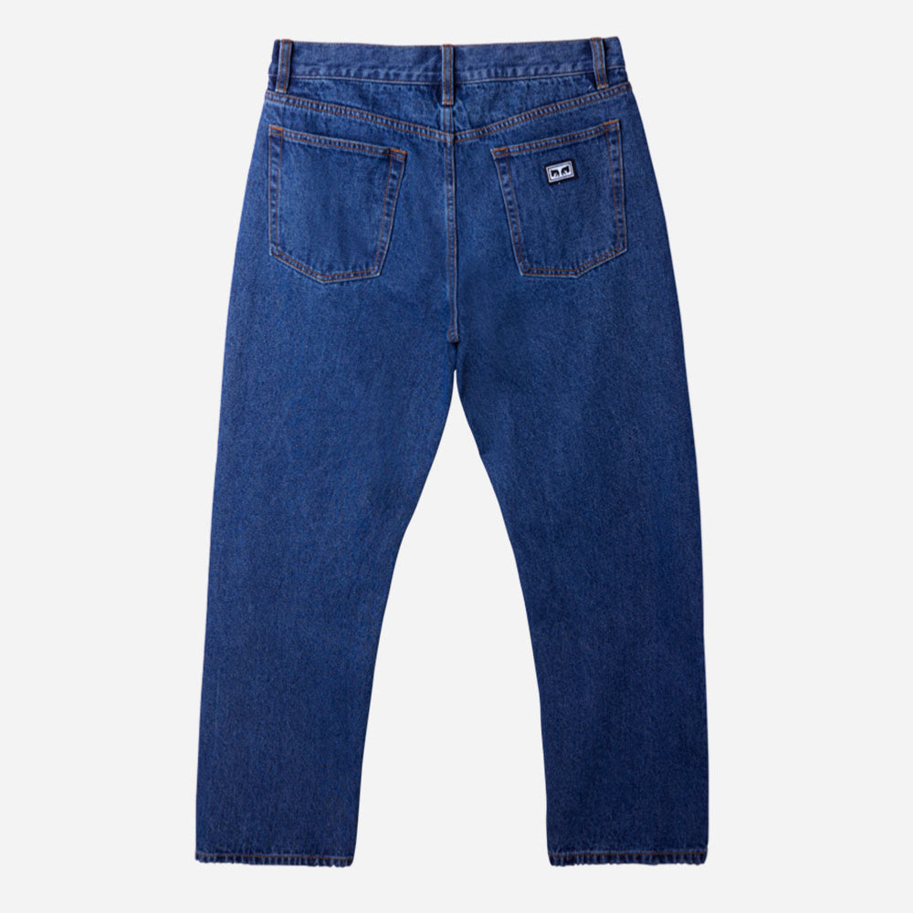 OBEY - HARDWORK DENIM - Stonewash indigo