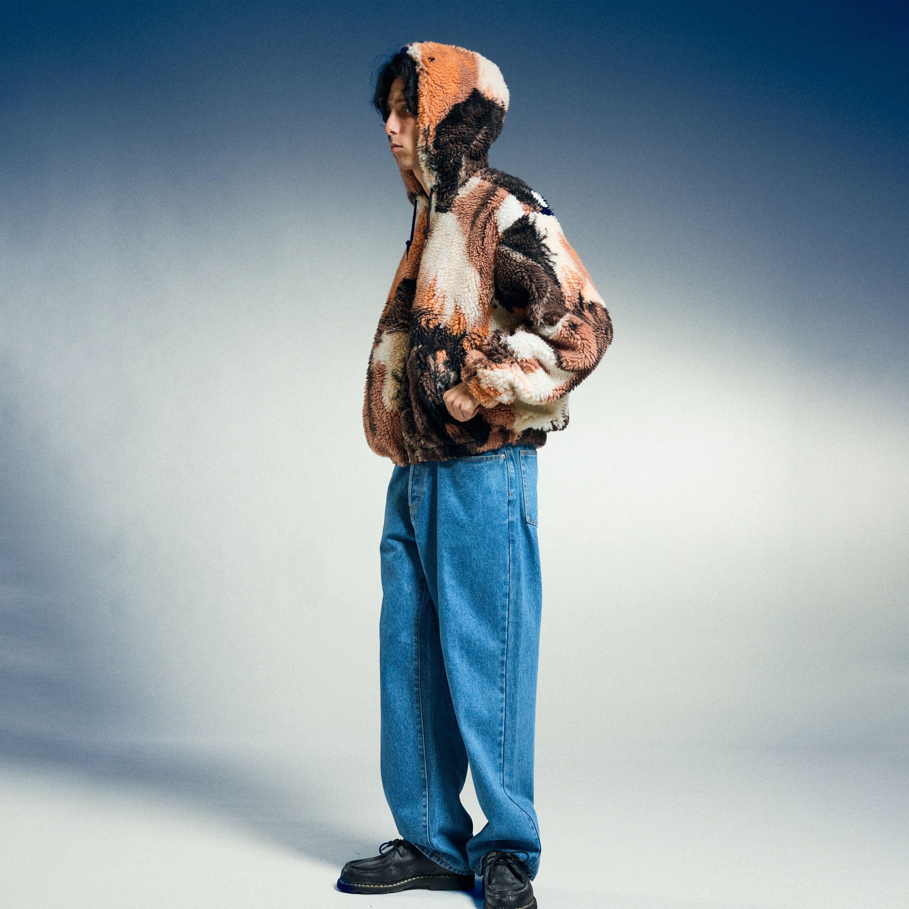 Obey - Horses Sherpa Jacket - Brown Multi