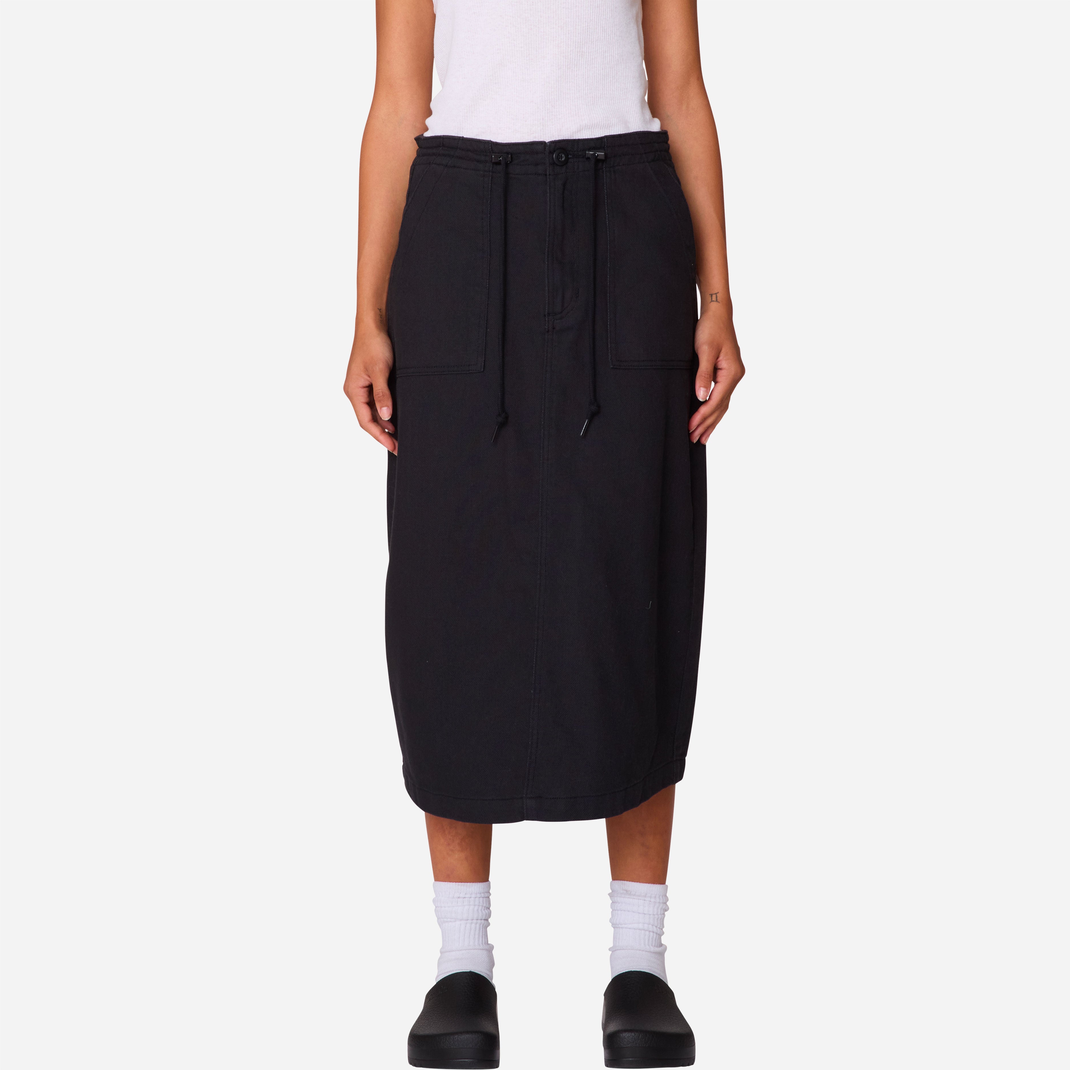Obey W - Marion Utility Skirt - Digital Black