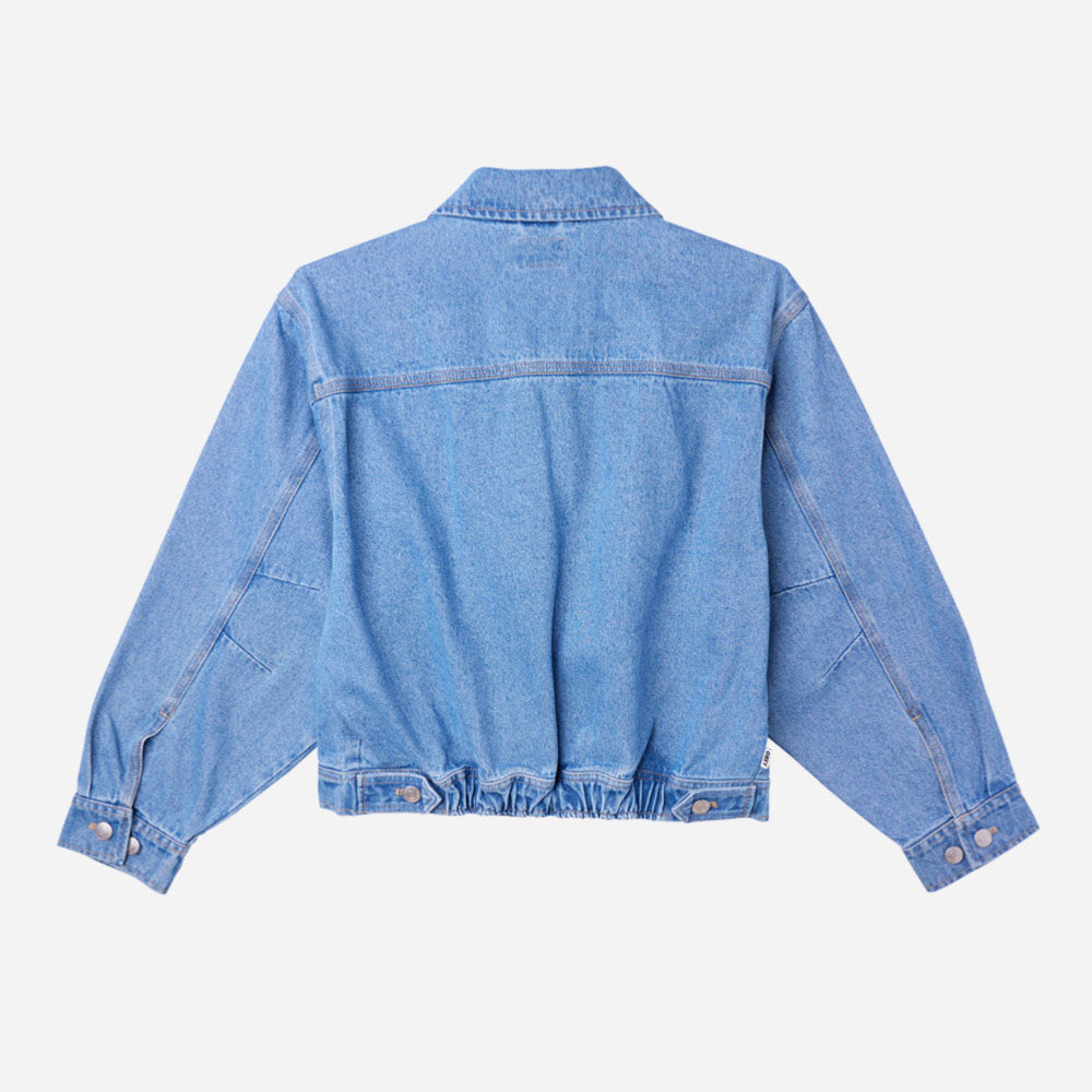 OBEY - NESSA BLOUSON JACKET - Light indigo