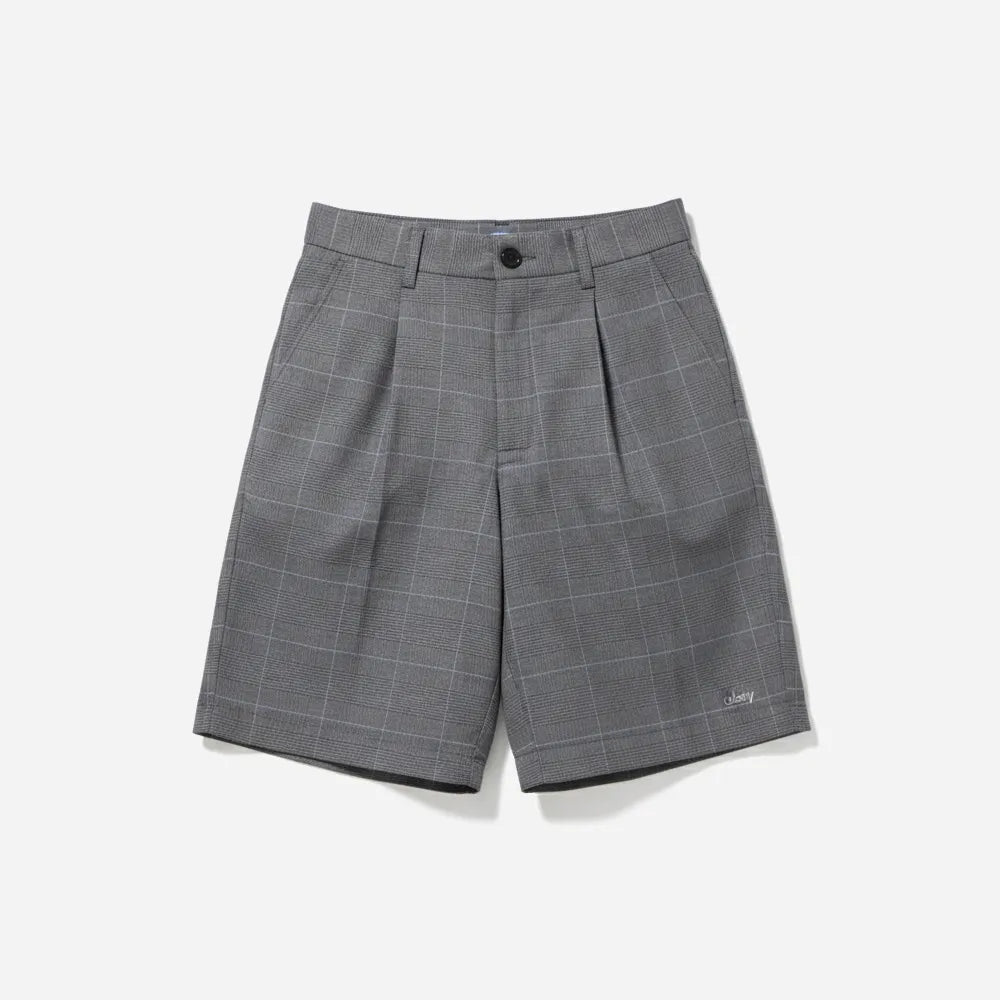 Obey Women's - Olivia Plaid Short Grey