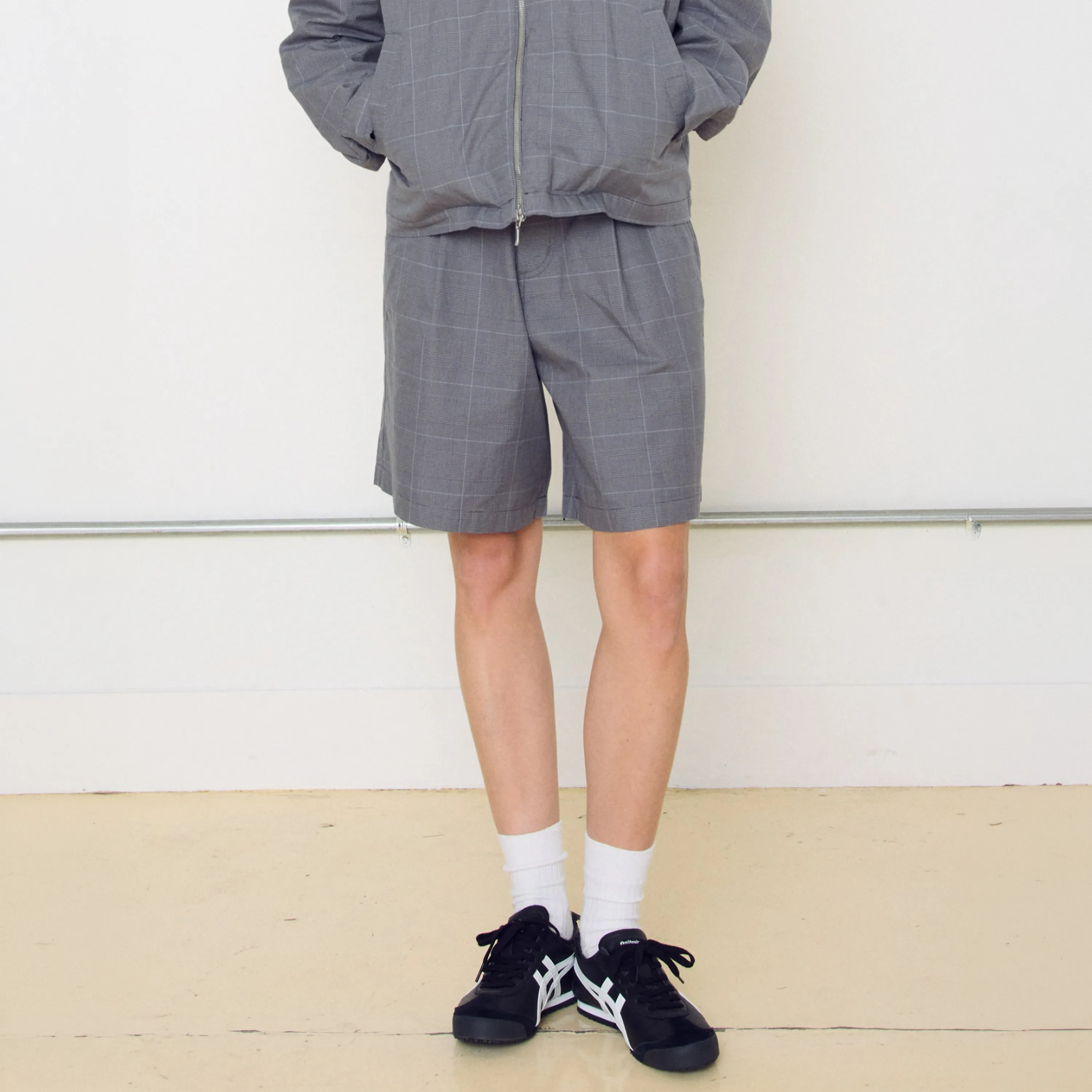 Obey Women's - Olivia Plaid Short Grey