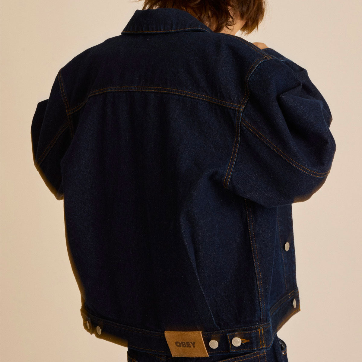 OBEY - OPENA JACKET - Rinse Indigo