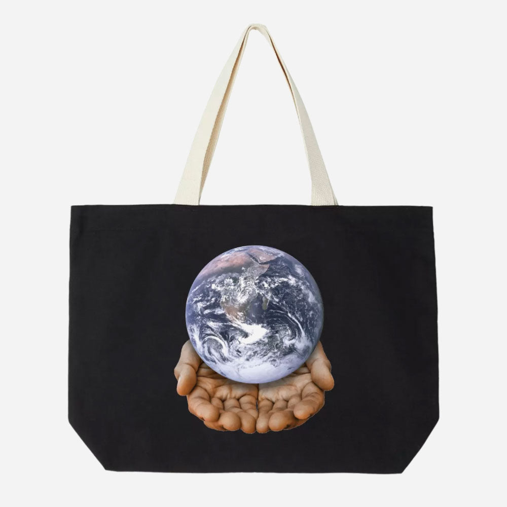Obey - Bear Planet is in your Hands Tote - Black