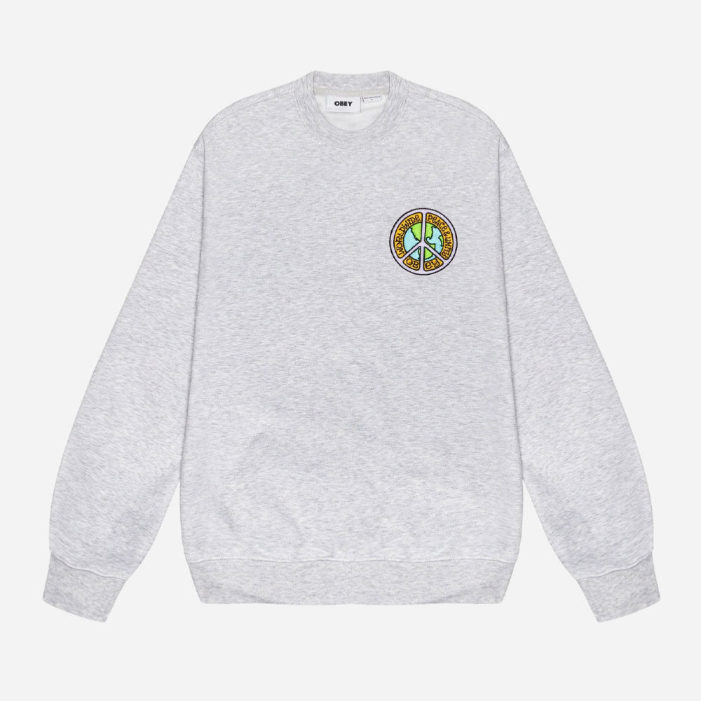 OBEY - PEACE AND UNITY CREW - Heather Grey