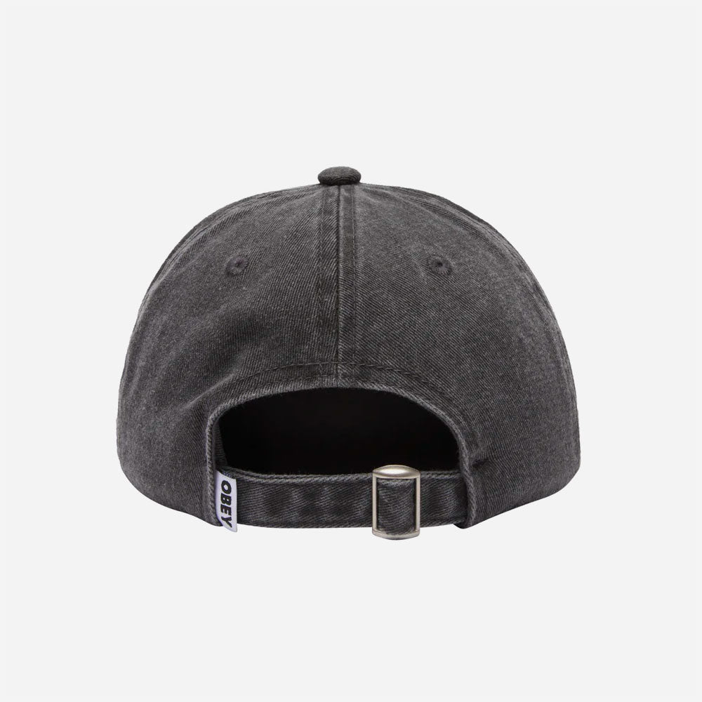 OBEY - PIGMENT JAZZ 6 PANEL STRAPBACK - Pigment Black