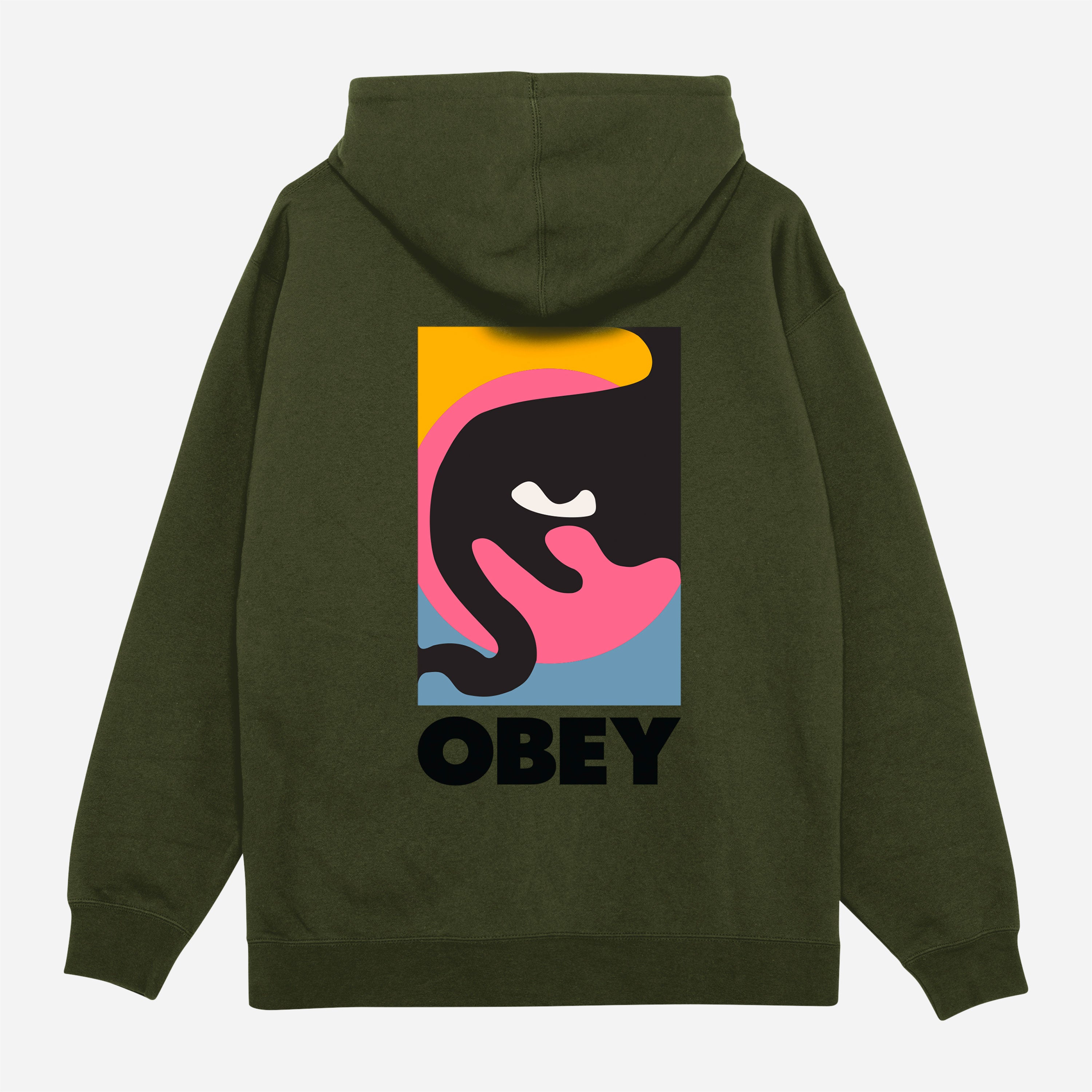 Obey - Quarter Icon Premium Pullover - Deep Lichen Green