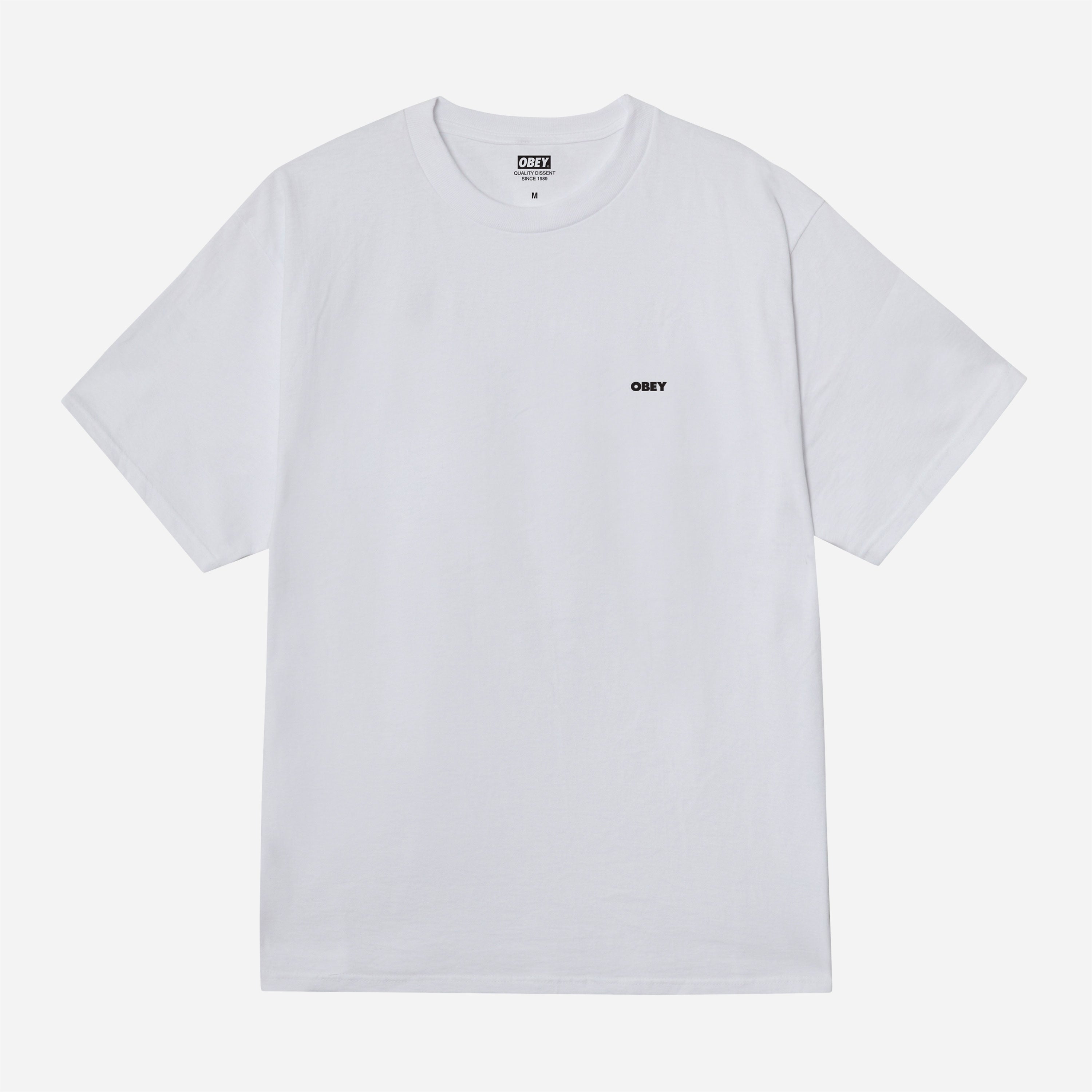 Obey - Quarter Icon - White