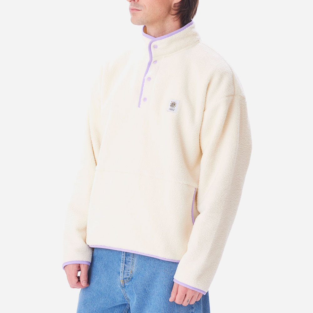 OBEY - RAYS MOCKNECK - Unbleached