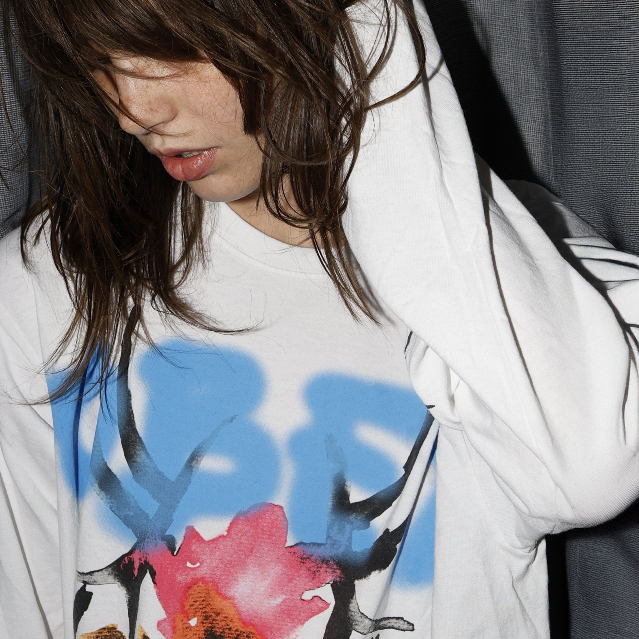 Obey - Rose Tribal LS Vintage T-Shirt - White