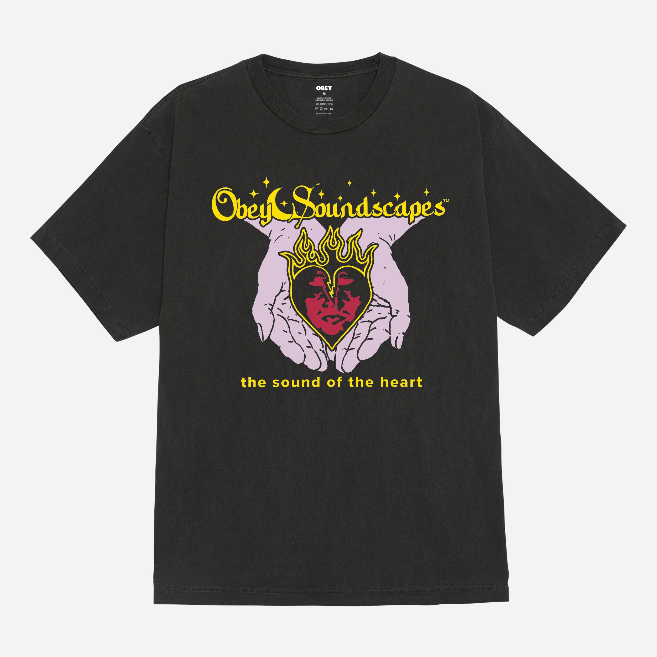 Obey – Soundscapes Tee - Pigment Dusty Black