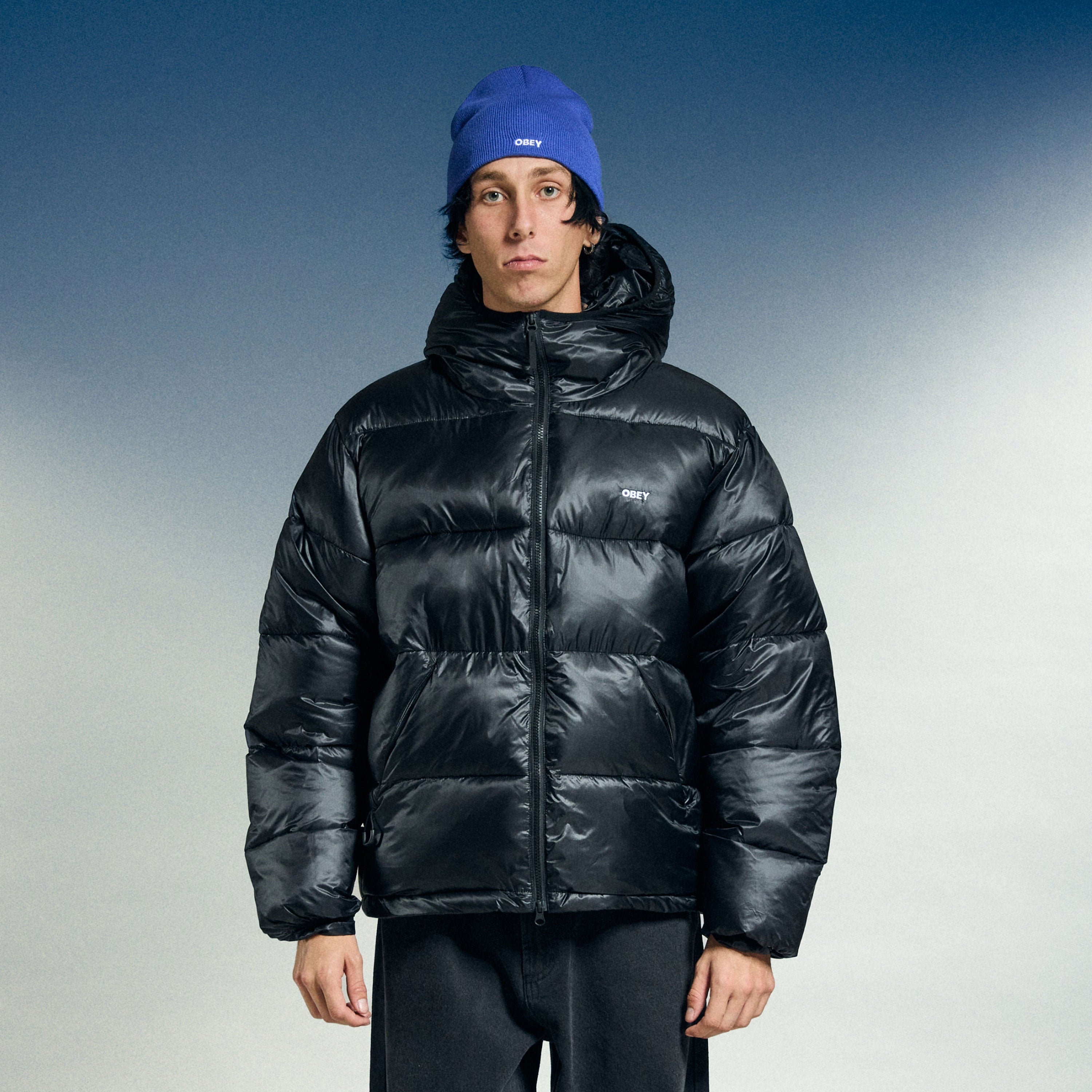 Obey - Stratus Puffer Jacket - Black
