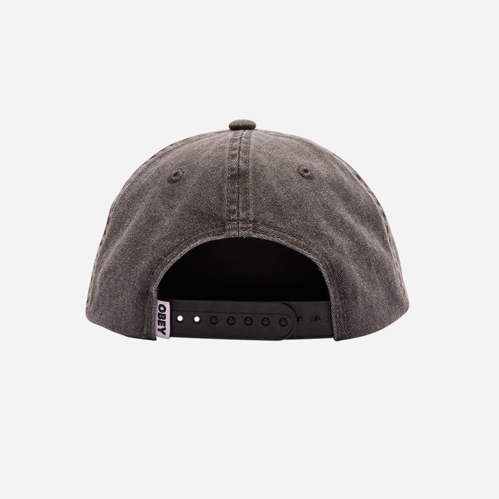 Obey - Pigment Studio 6 Panel Snapback - Pigment Black